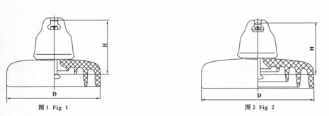 Anti-Pollution Suspension Porcelæn Isolator XHP-120 图片 1.png