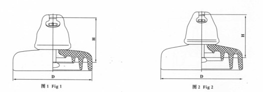 Anti-besoedeling Opskorting Porselein Isolator XHP-190 图片 1.png