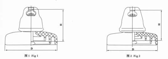 Anti-Pollution Suspension Porcelain Insulator XHP-240图片1.png