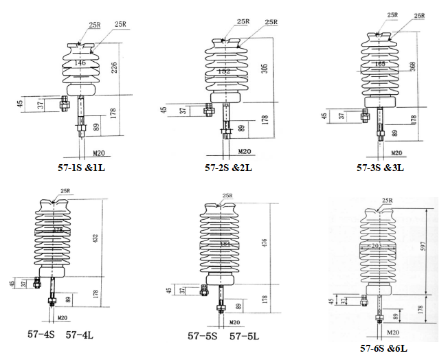Pasang Insulator untuk High Voltage ANSI 01 图片 png