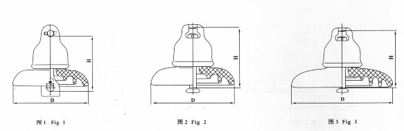 Suspensión disco aislante de porcelana XP-80 (tipo normal) 3 图片 1.png